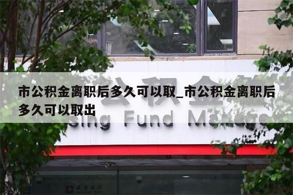 市公积金离职后多久可以取_市公积金离职后多久可以取出